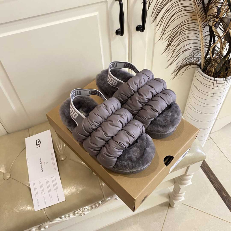 UGG Scrunchita Slides Grey