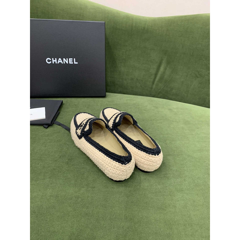 Ch*el cc loafter beige