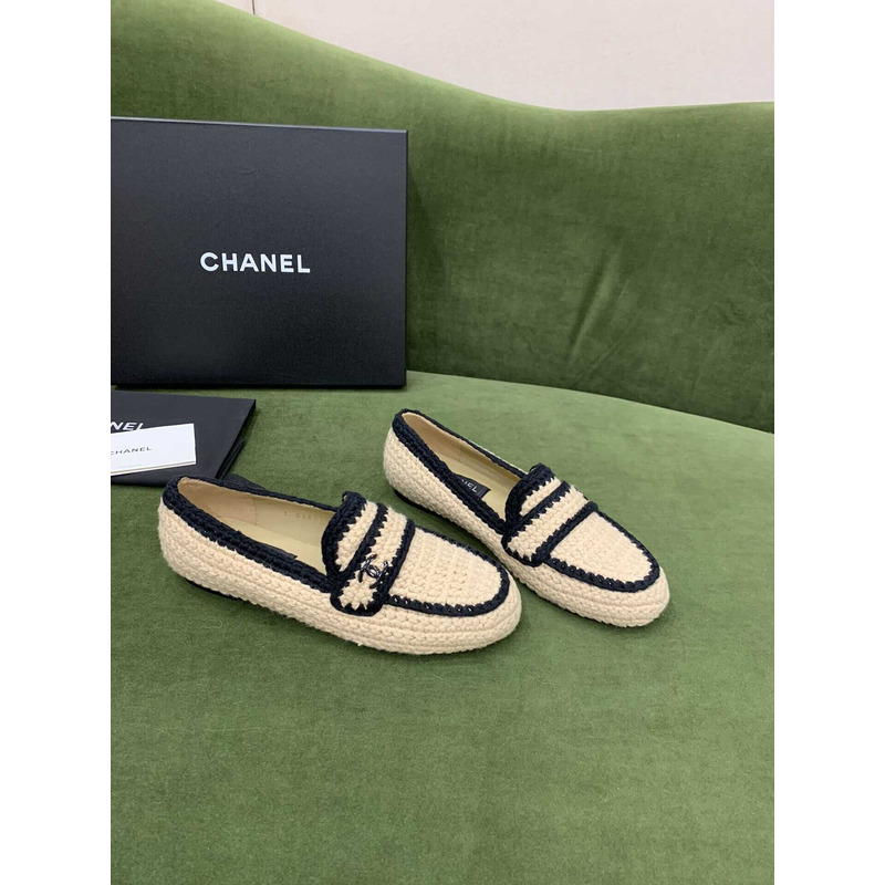 Ch*el cc loafter beige