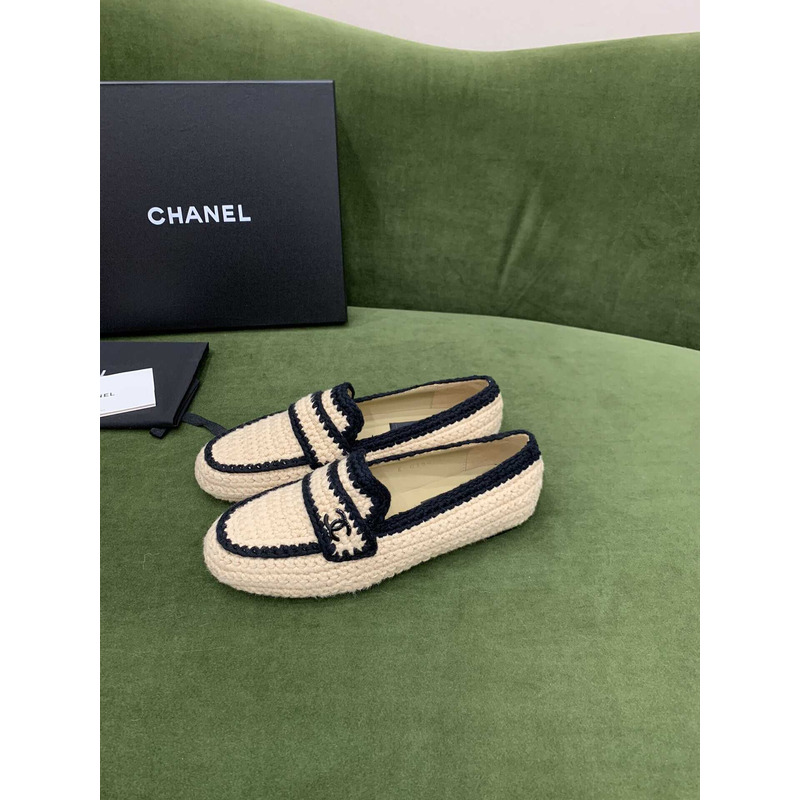 Ch*el cc loafter beige