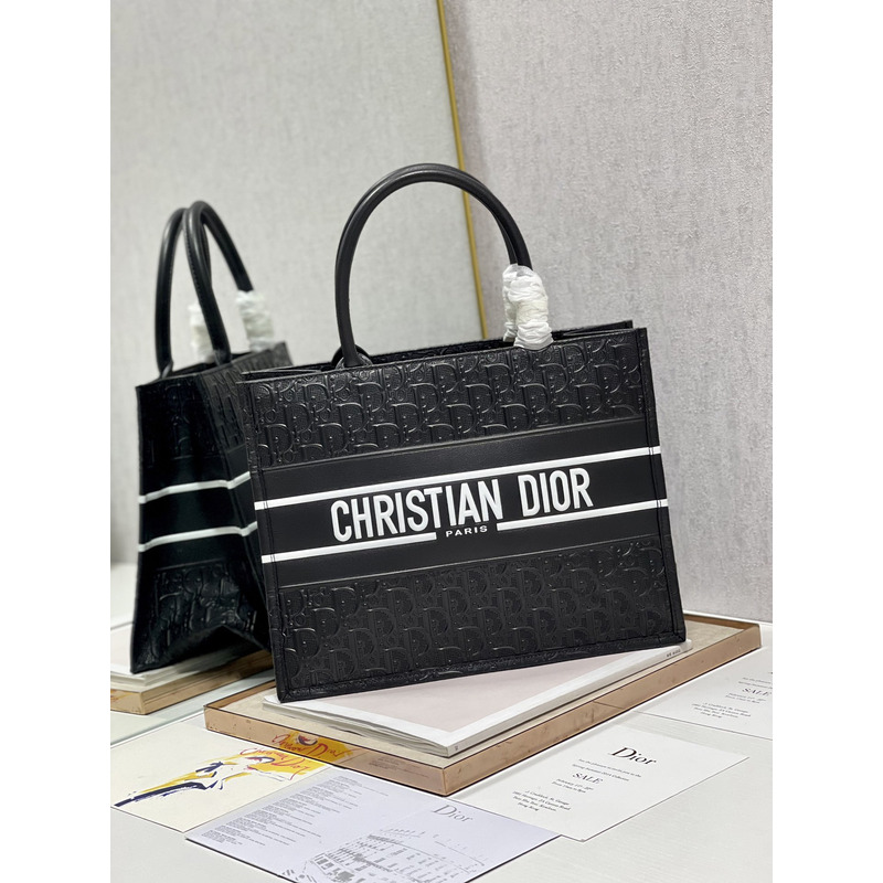 D*or medium book tote black