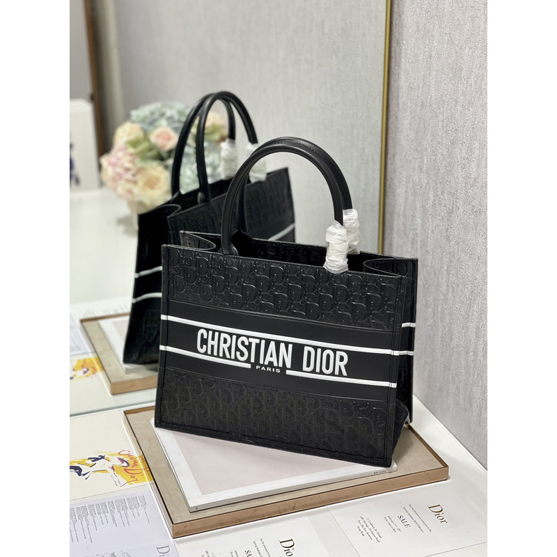 D*or medium book tote black