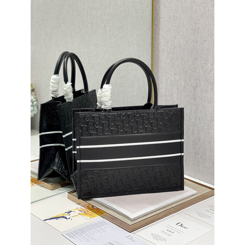 D*or medium book tote black