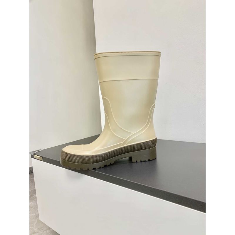 D*or union limited rain boots  beige and army green