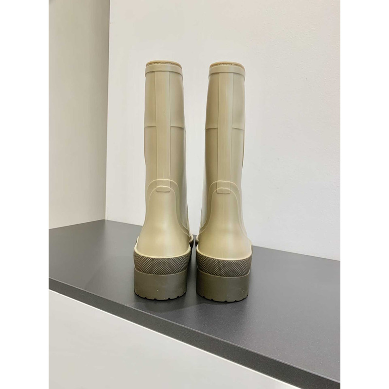 D*or union limited rain boots  beige and army green