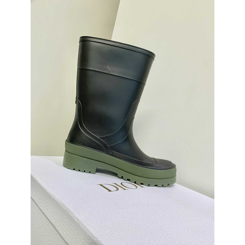 D*or union limited rain boots black and army green