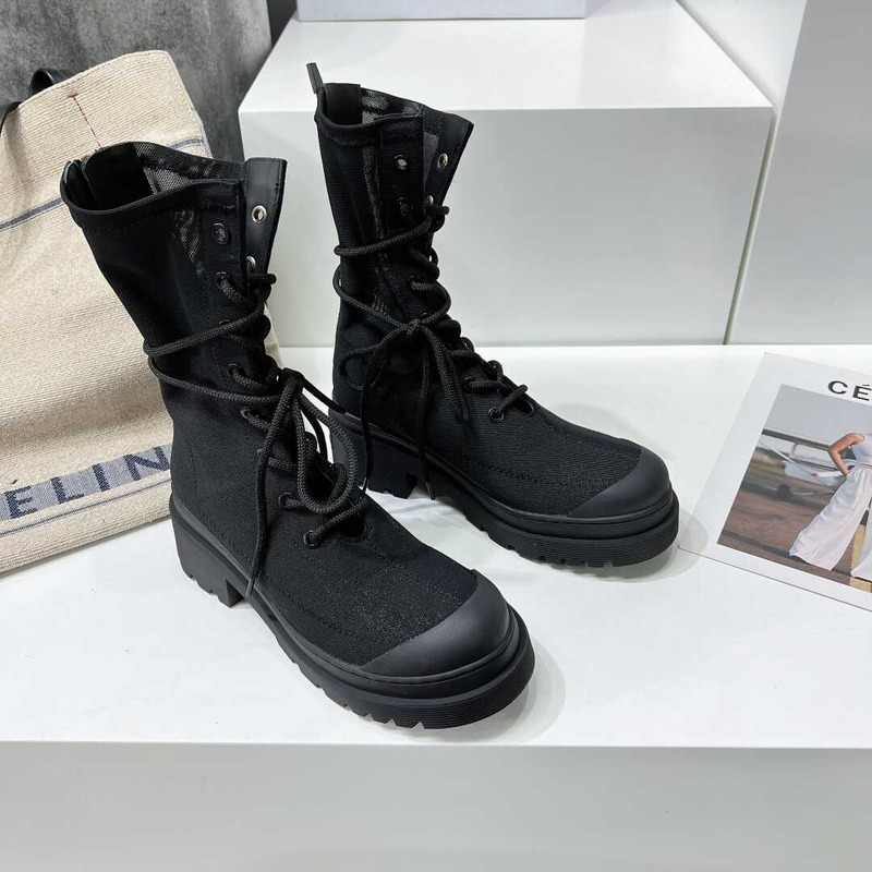 D*or turner lace-up converse boots black