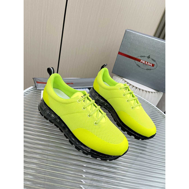 Pra*a collison cross low sneakers lime green