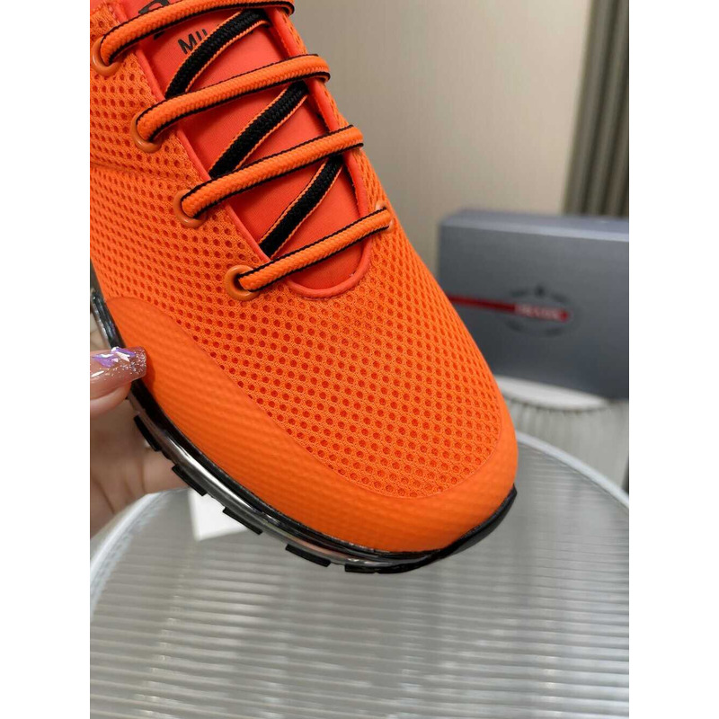 Pra*a collison cross low sneakers orange