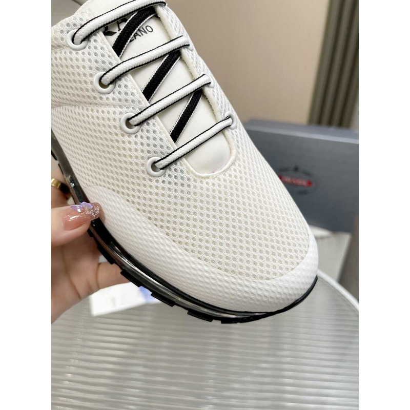 Pra*a collison cross low sneakers white