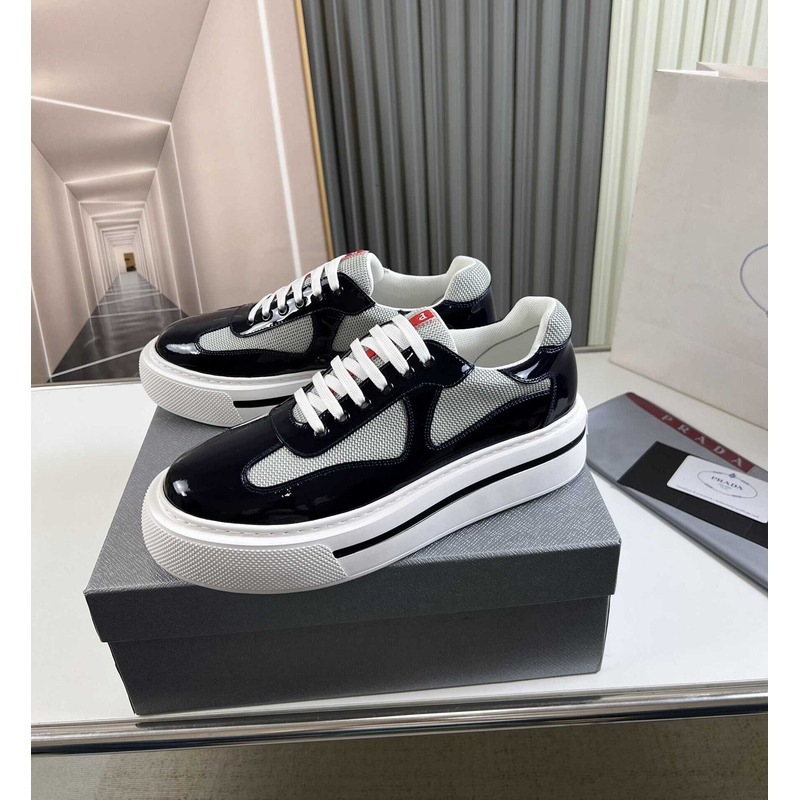 Pra*a low sneakers navy blue