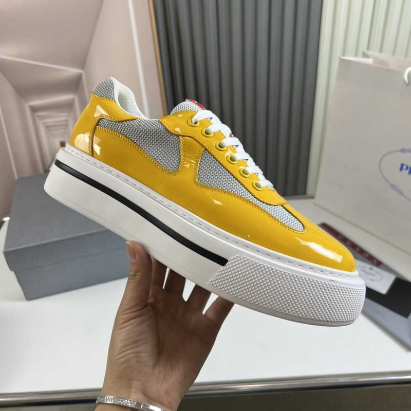 Pra*a low sneakers yellow