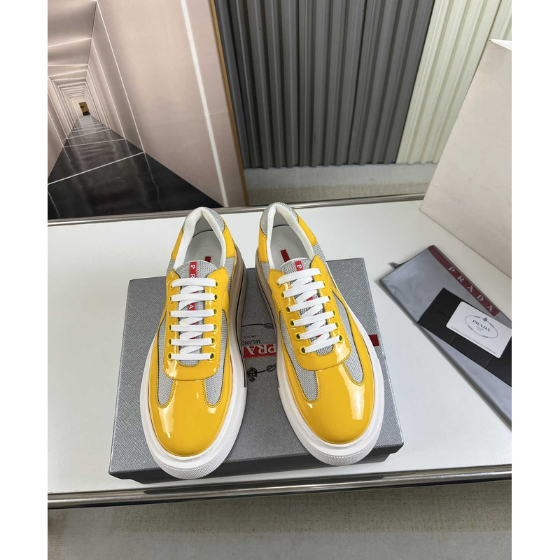 Pra*a low sneakers yellow