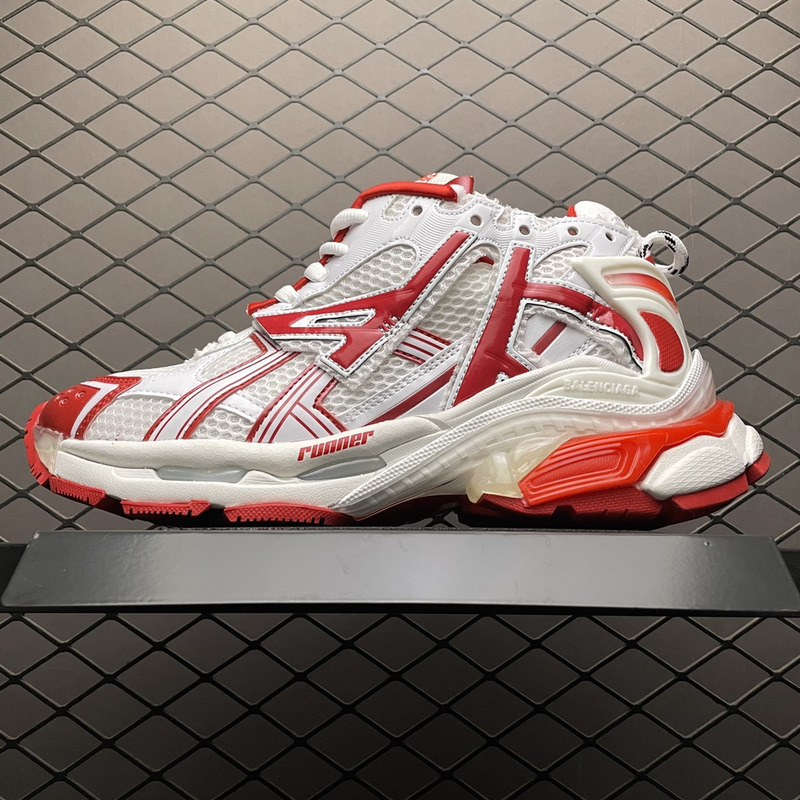 Ba*len*cia*ga runner sneakers red