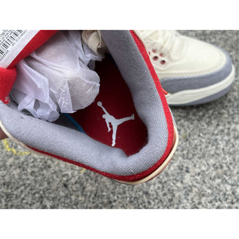 Jordan 3 x Off White Sneakers White/Red