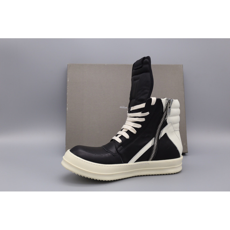 Rick Owens Geobasket High Top Sneakers Black