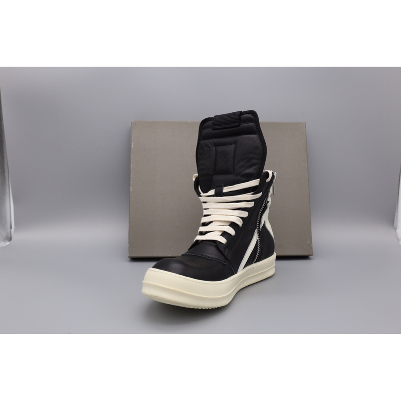 Rick Owens Geobasket High Top Sneakers Black