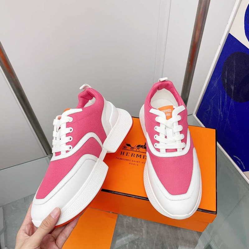 H**mes 2023 giga new sneakers pink