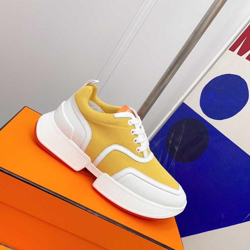 H**mes 2023 giga new sneakers yellow