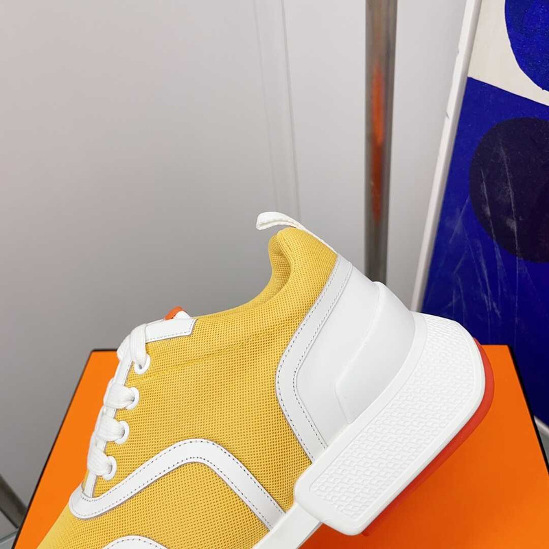 H**mes 2023 giga new sneakers yellow