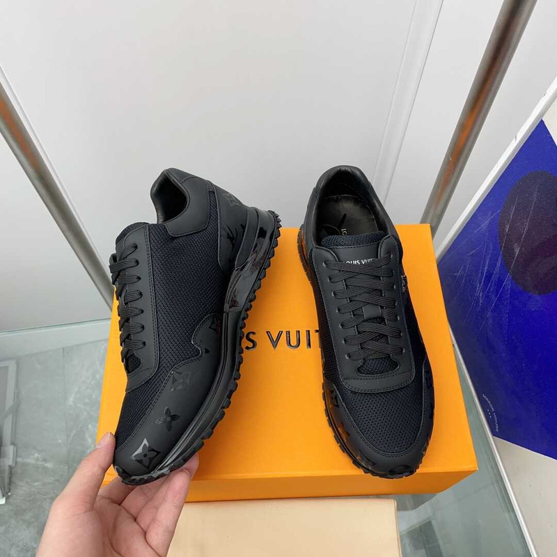 l**is V*t*n run away sneaker monogram black