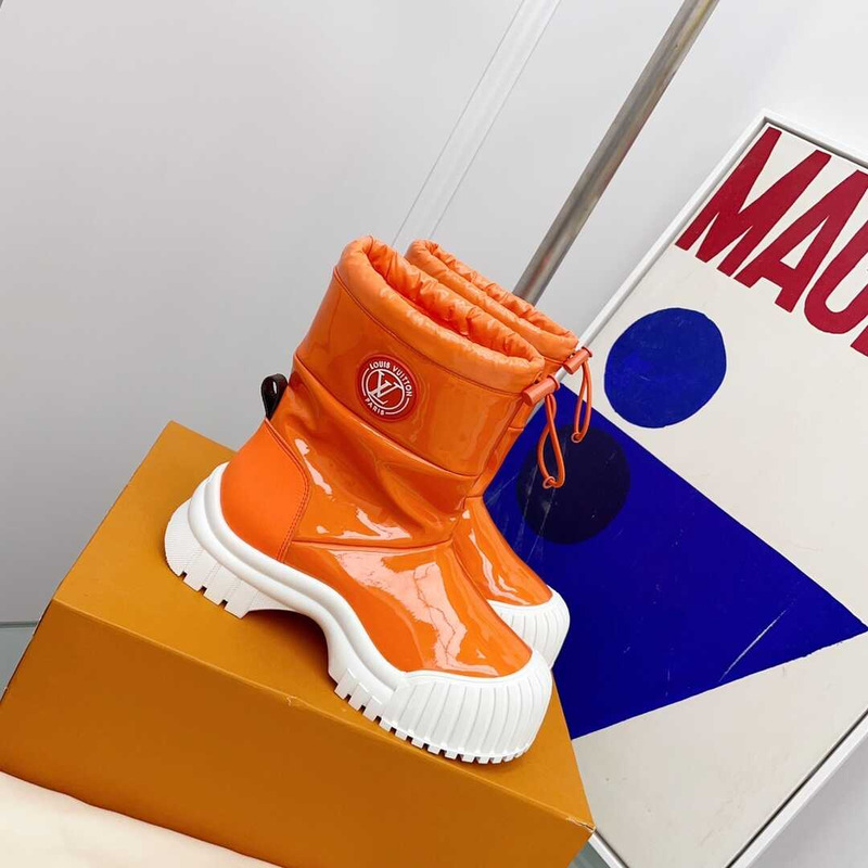 l**is V*t*n ruby flat half boot orange