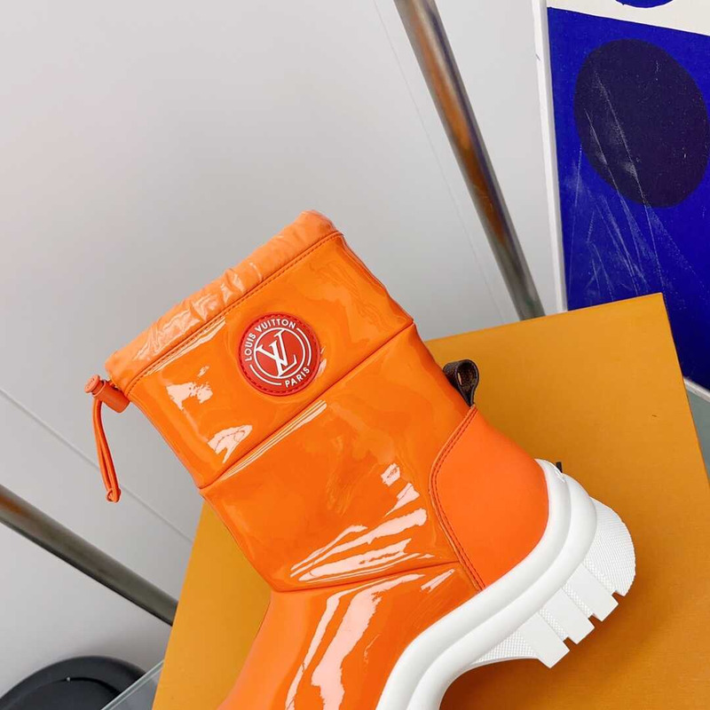 l**is V*t*n ruby flat half boot orange