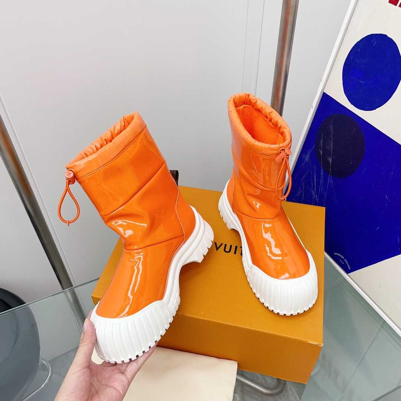 l**is V*t*n ruby flat half boot orange