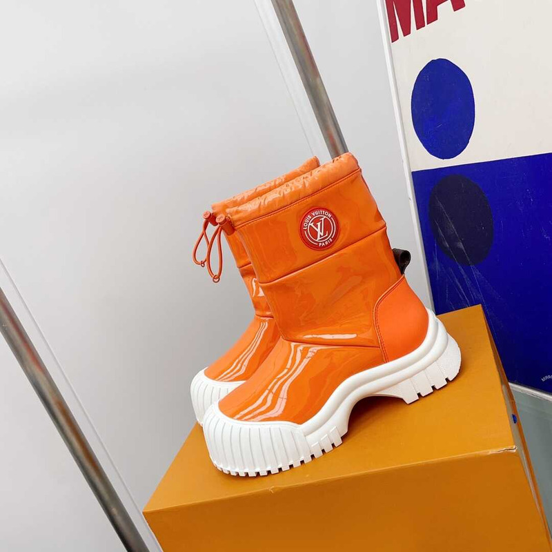 l**is V*t*n ruby flat half boot orange