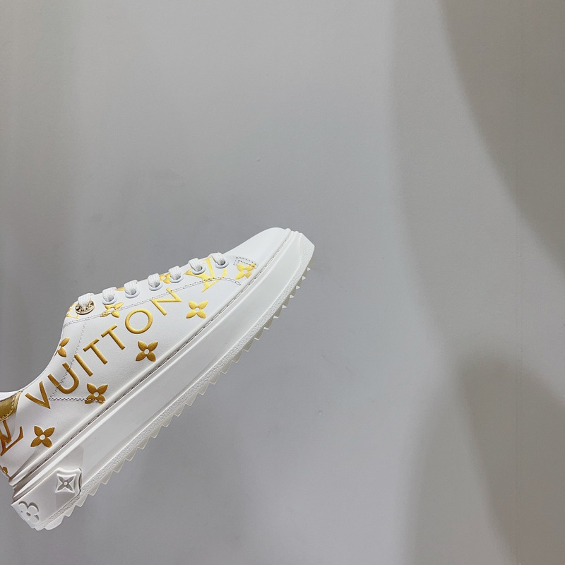 l**is V*t*n time out sneakers white/gold