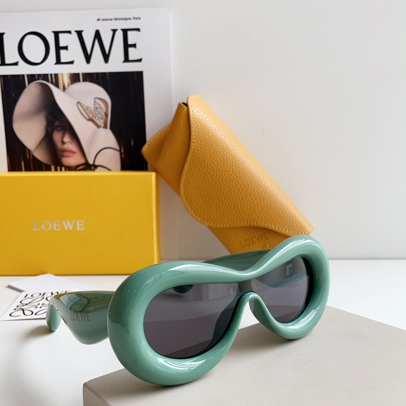 Loewe Retro Futurism Sunglasses- Green