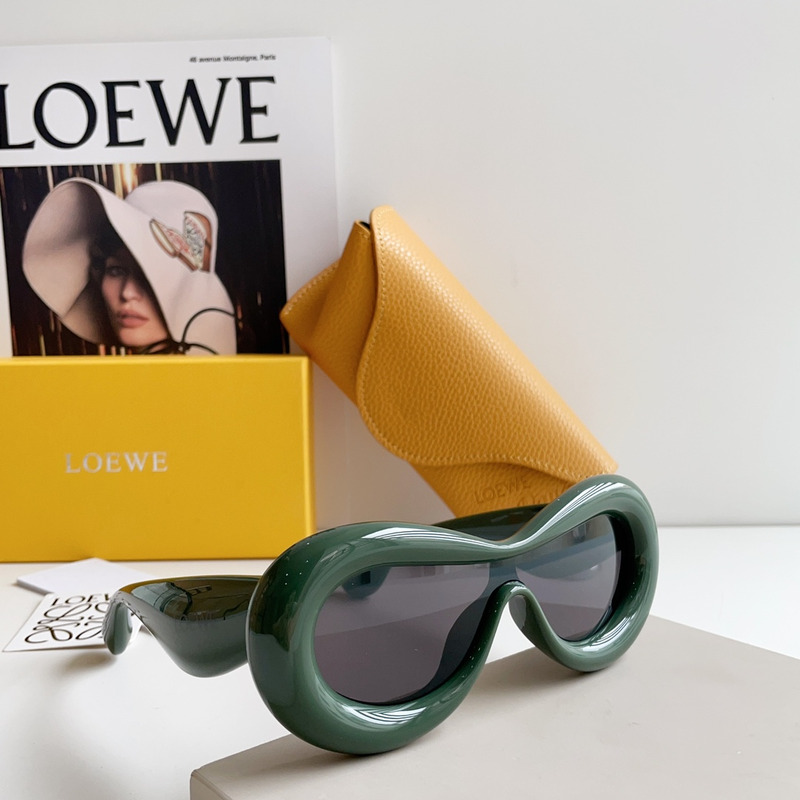 Loewe Retro Futurism Sunglasses- Green