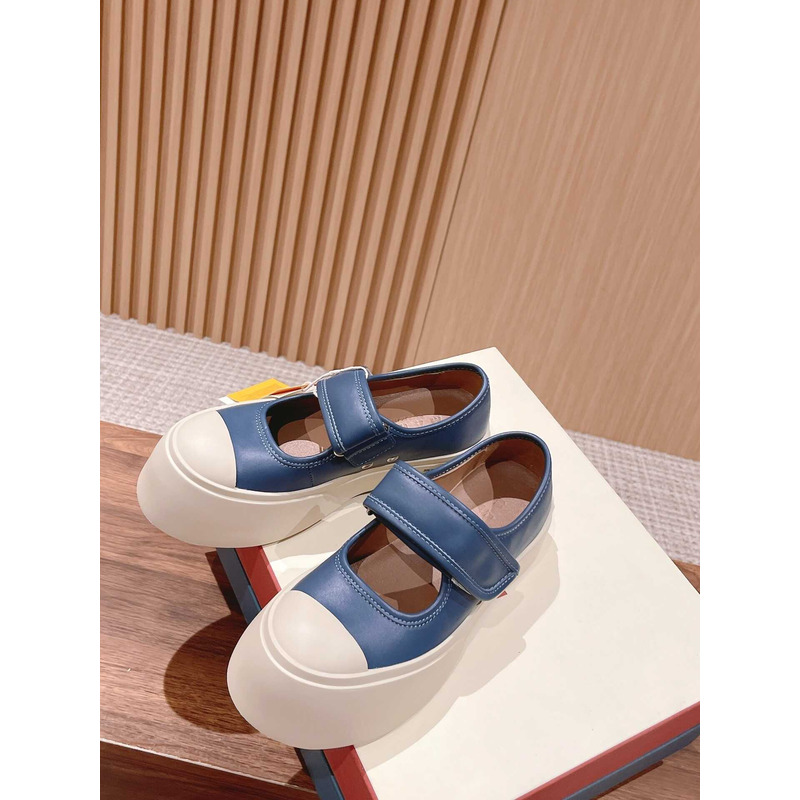 Marni Pablo Touch Strap Low Top Sneakers Blue