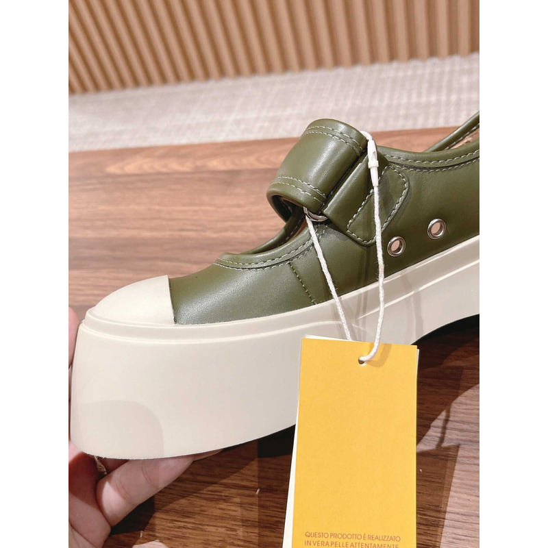 Pablo Touch Strap Low Top Sneakers Green