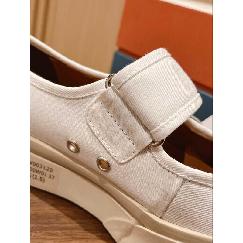 Marni Pablo Touch Strap Low Top Sneakers White