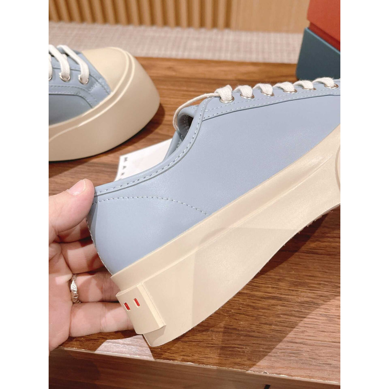 Marni Pablo Canvas Low-top Sneakers Blue