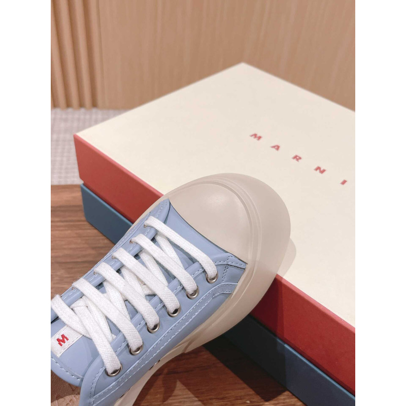 Marni Pablo Canvas Low-top Sneakers Blue