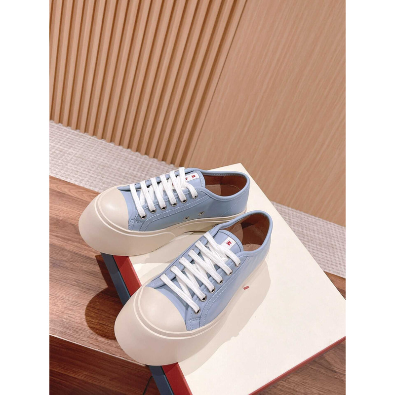 Marni Pablo Canvas Low-top Sneakers Blue