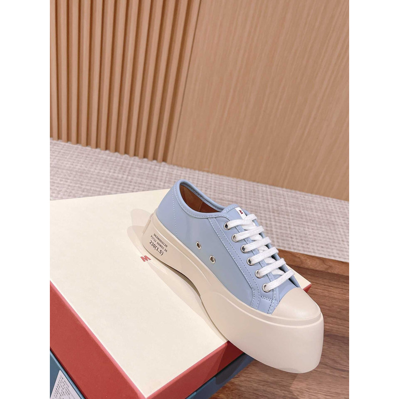 Marni Pablo Canvas Low-top Sneakers Blue