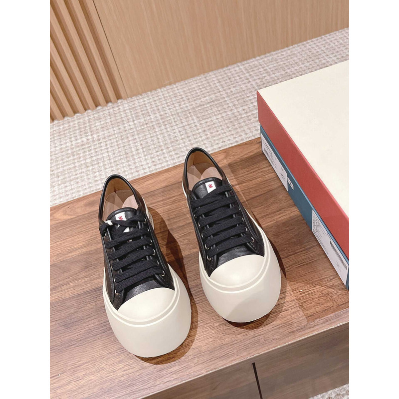 Marni Pablo Canvas Low-top Sneakers Black