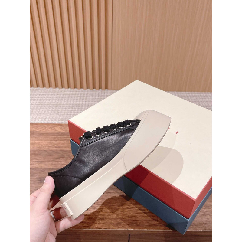 Marni Pablo Canvas Low-top Sneakers Black