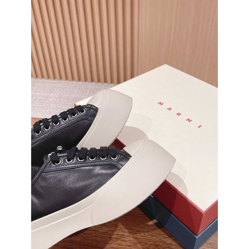 Marni Pablo Canvas Low-top Sneakers Black