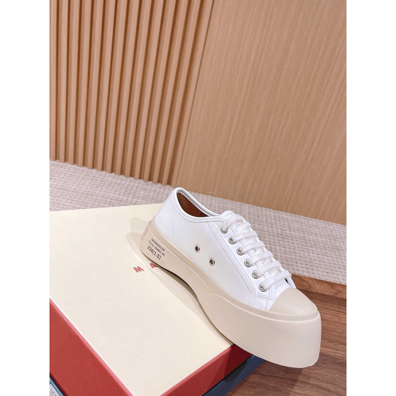 Marni Pablo Canvas Low-top Sneakers White