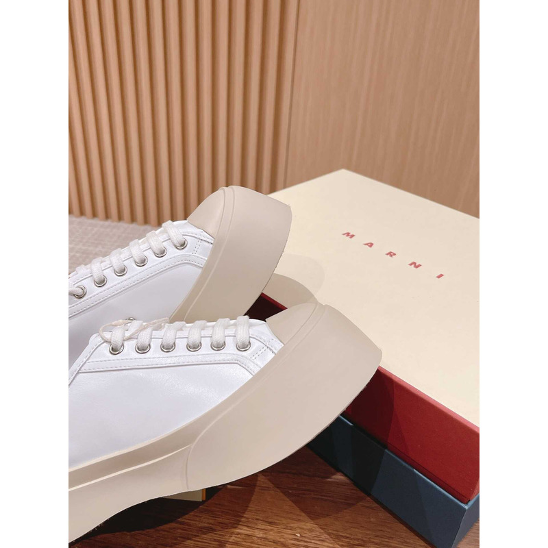 Marni Pablo Canvas Low-top Sneakers White