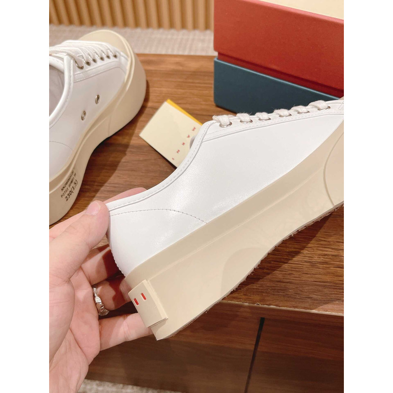 Marni Pablo Canvas Low-top Sneakers White