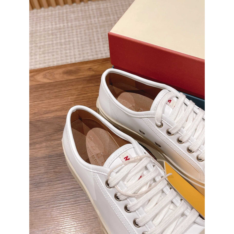 Marni Pablo Canvas Low-top Sneakers White