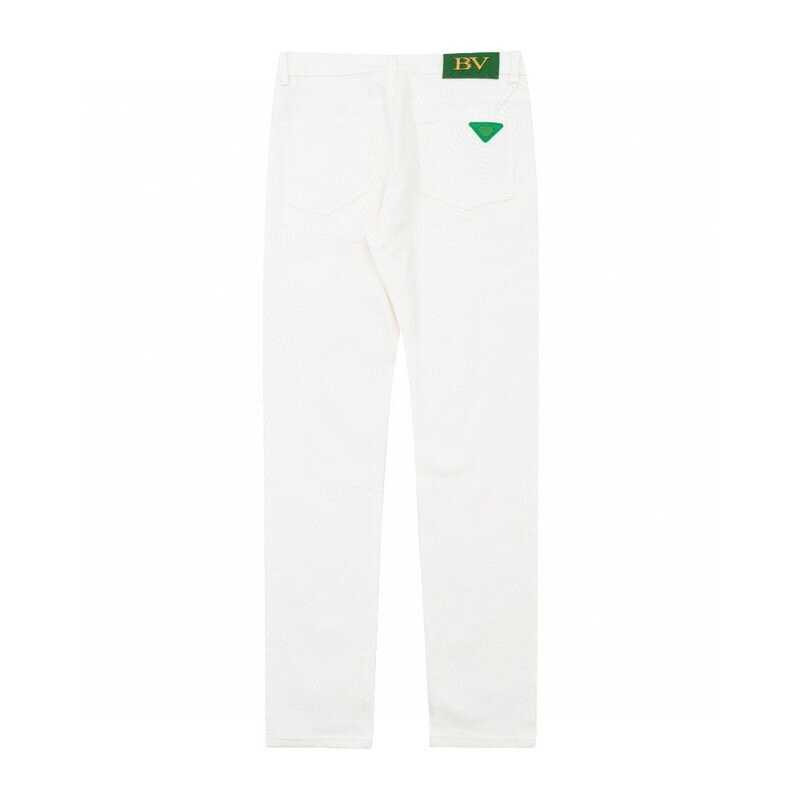 Bo*te*ga ve*ne*ta logo slim jeans white