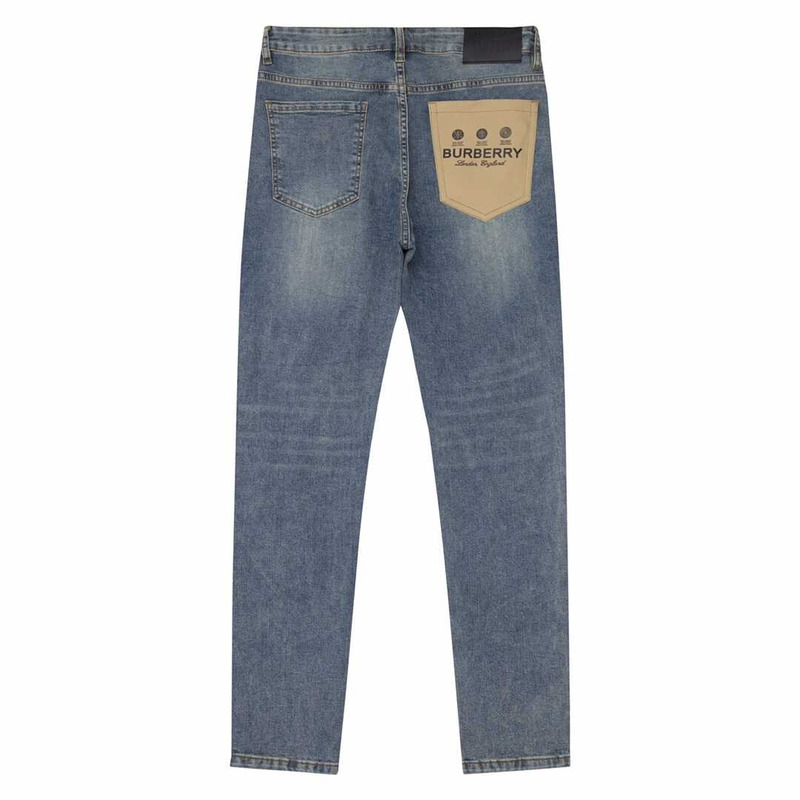 B**rry asymmetrical pockets jeans blue