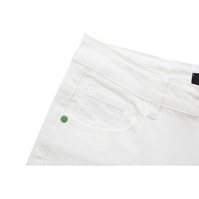 Givenchy GG Logo Print Jeans White