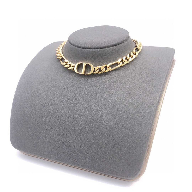 D*or thick chain necklace gold